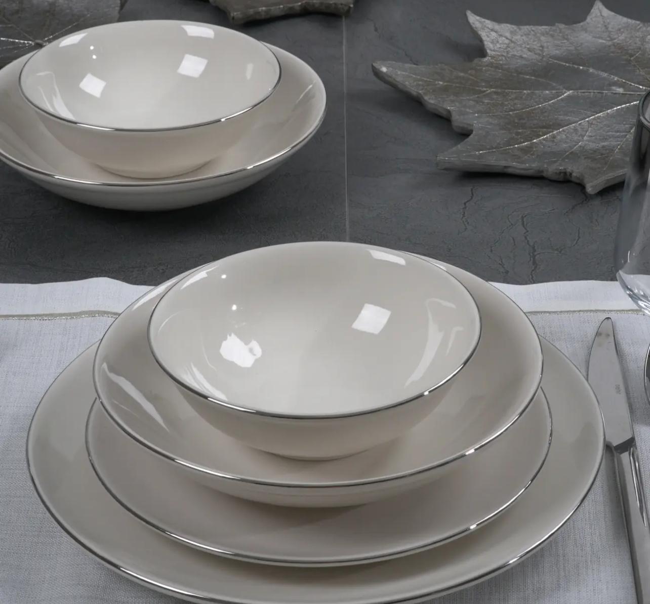 Vajilla Blanca Marfil