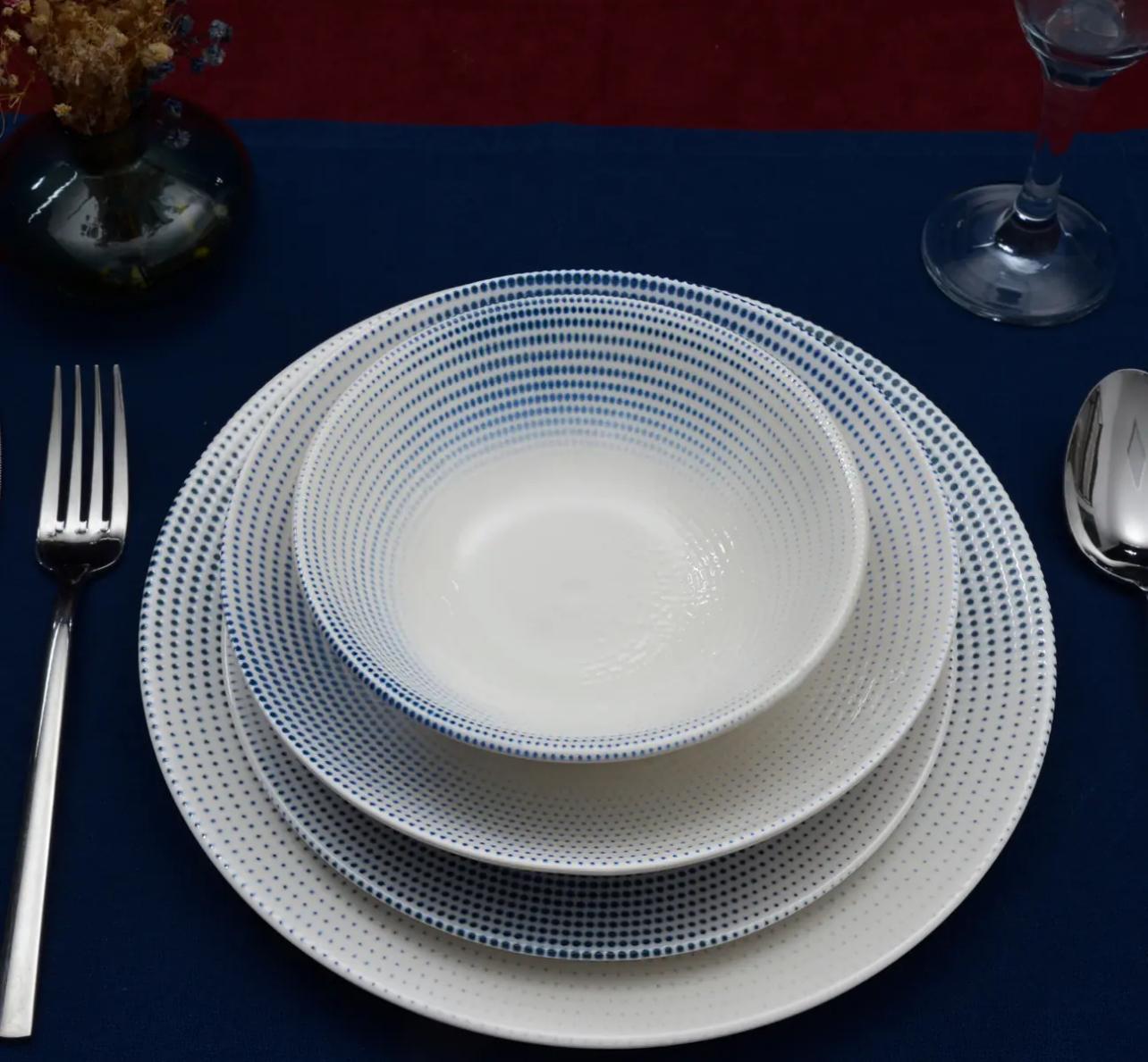 Vajilla Arabesco Azul